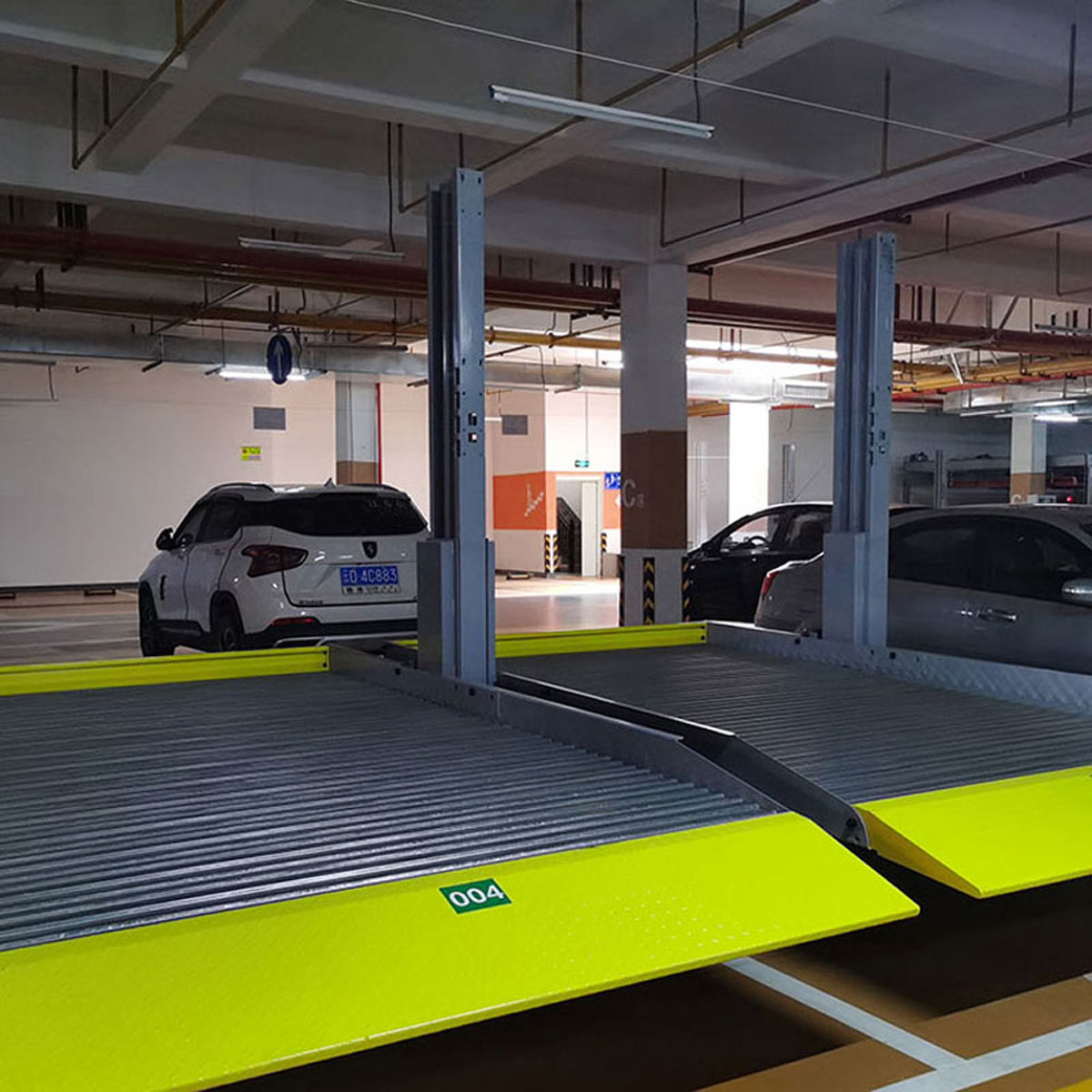 鄉(xiāng)城地下室停車立體車庫過驗收