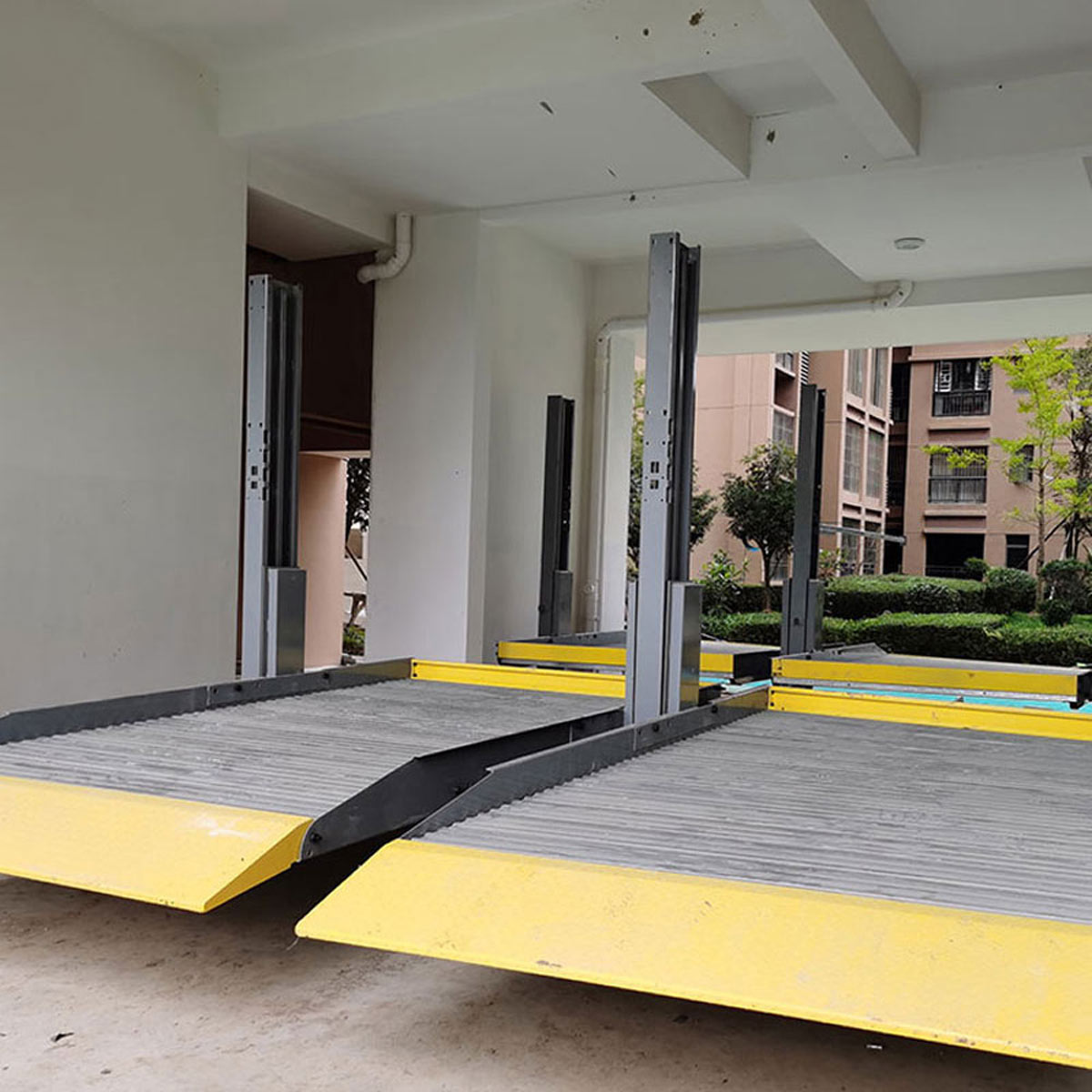 長壽立體車庫的載車板工作原理